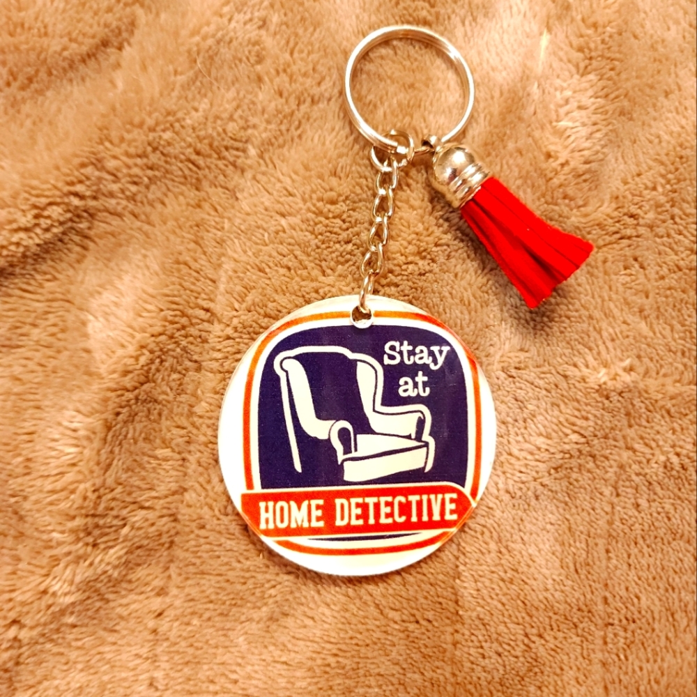 Handmade acrylic sublimated keychain